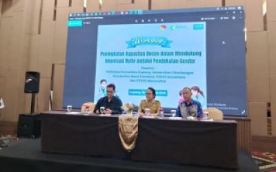 Workshop Peningkatan Kapasitas Peran Dosen dalam Mendukung Imunisasi Rutin Melalui Pendekatan Gender